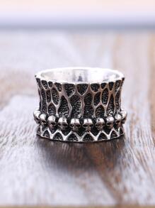 1 Chiếc Nhẫn Trang Trí Hình Đầu Lâu Ngộ Nghĩnh Dành Cho Nam Để Làm Quà Tặng Cho Vẻ Ngoài Phong Cách Cho Bữa Tiệc - Bạc - Xem 3