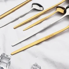 Jokipvy Stainless Steel Silverware 24pcs Mirror Dinnerware Cutlery Set Spoon Knife Fork Tableware Set Western Kitchen Flatware - Silver - View 4