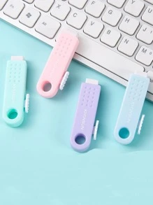 1 cục tẩy kéo đẩy - Màu xanh lam - Xem 3