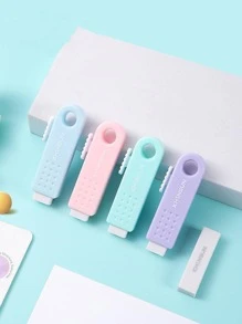 1 cục tẩy kéo đẩy - Màu xanh lam - Xem 4