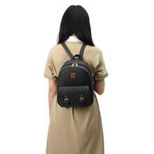 Minimalist Mini Backpack for Women Girls Cute Small Backpacks Purse Ladies Leather Bookbag Satchel Bags - Black - View 4