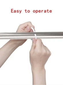 Rèm tắm chống nước chắc chắn - Màu vàng - Xem 7