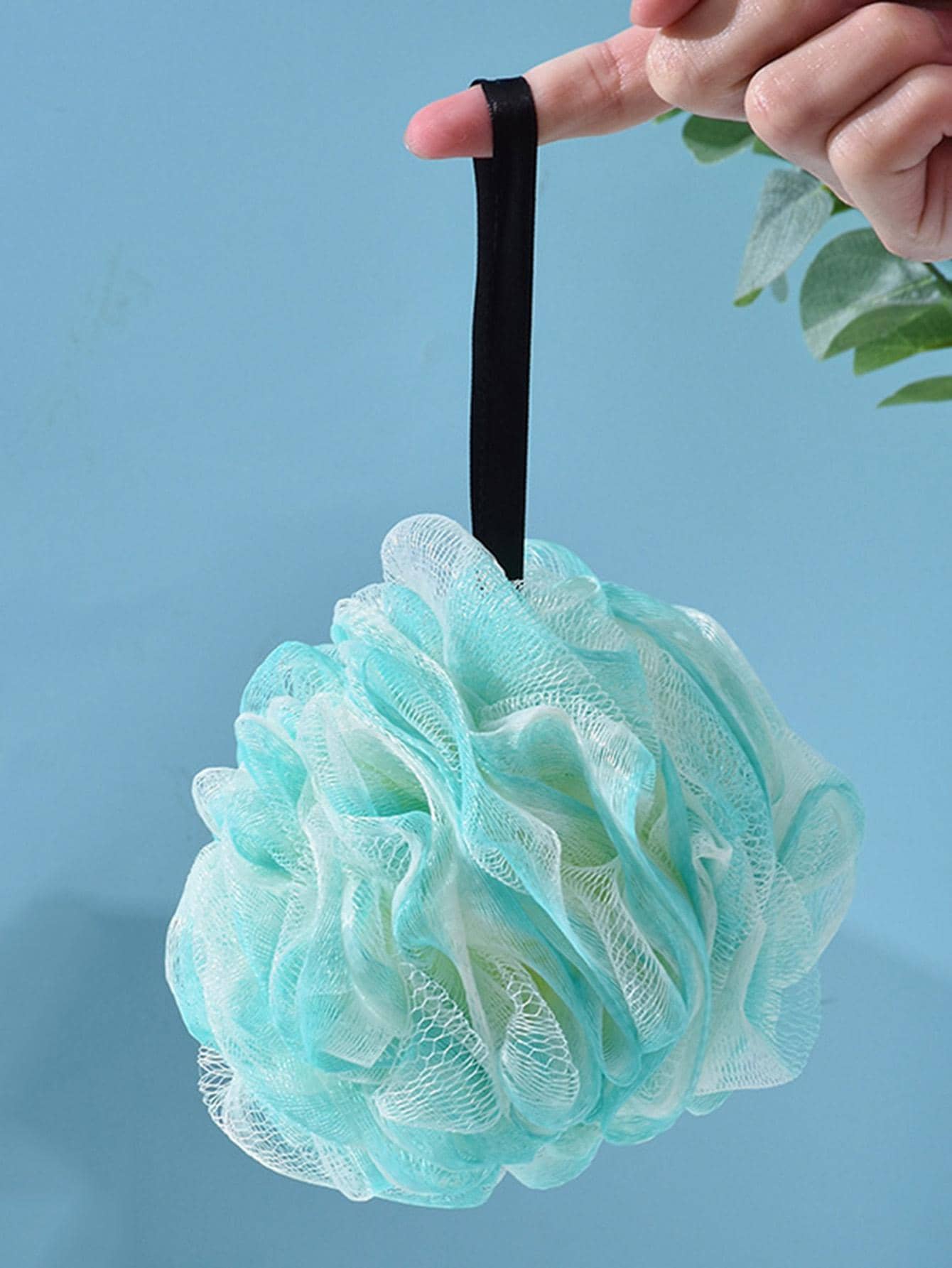 1 xơ mướp tắm trơn - Màu xanh lam - Xem 1