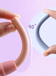 1pc Cartoon Graphic Eraser With 2pcs Replacement - Pink - View 5