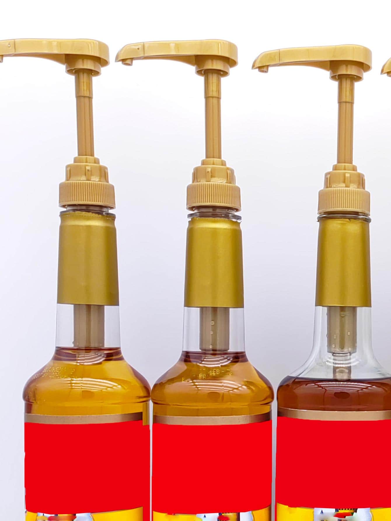 1pc PP Press Bottle Spout, Modern Bottle Pump Head For Kitchen - Gold - View 2