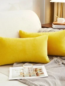 1 Đồng Màu Đệm Mà Không Cần Chất Độn, Hiện Đại Sợi Hóa Học Trang Trí Ném Gối Cho Gia Đình - Màu xanh lam - Xem 9