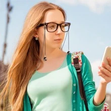 街头 4 件装蝙蝠装饰眼镜链 万圣节 - 黑色 - 查看 7