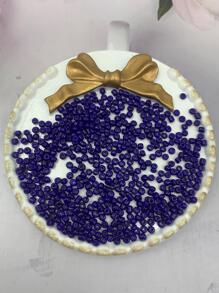 1 Gói 3Mm Cổ Đính Hạt Tự Làm Phụ Kiện Trang Sức Nữ Cho Tự Làm Trang Sức Làm - Màu tím - Xem 1