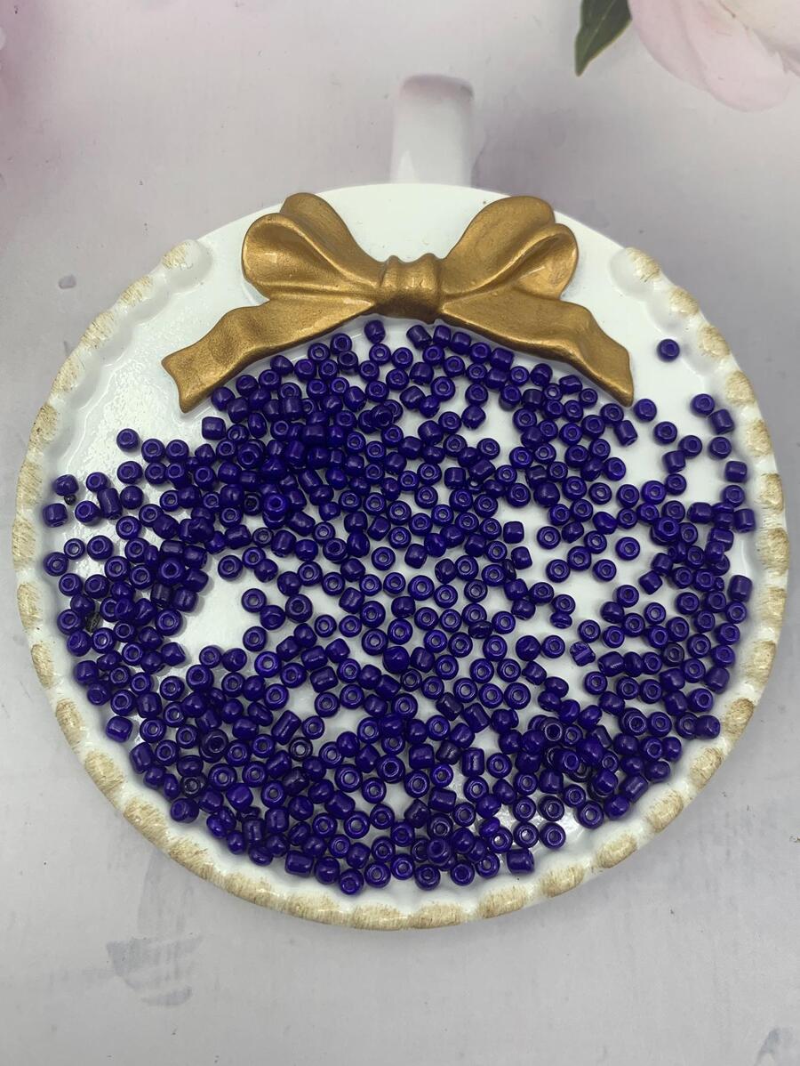 1 Gói 3Mm Cổ Đính Hạt Tự Làm Phụ Kiện Trang Sức Nữ Cho Tự Làm Trang Sức Làm - Màu tím - Xem 1