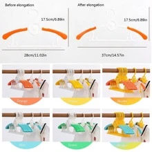 5入組素色防滑衣架 - 白色 - 查看 9