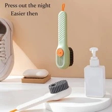 1 pièce Brosse De Nettoyage De Chaussures Portable - Blanc - Voir 11