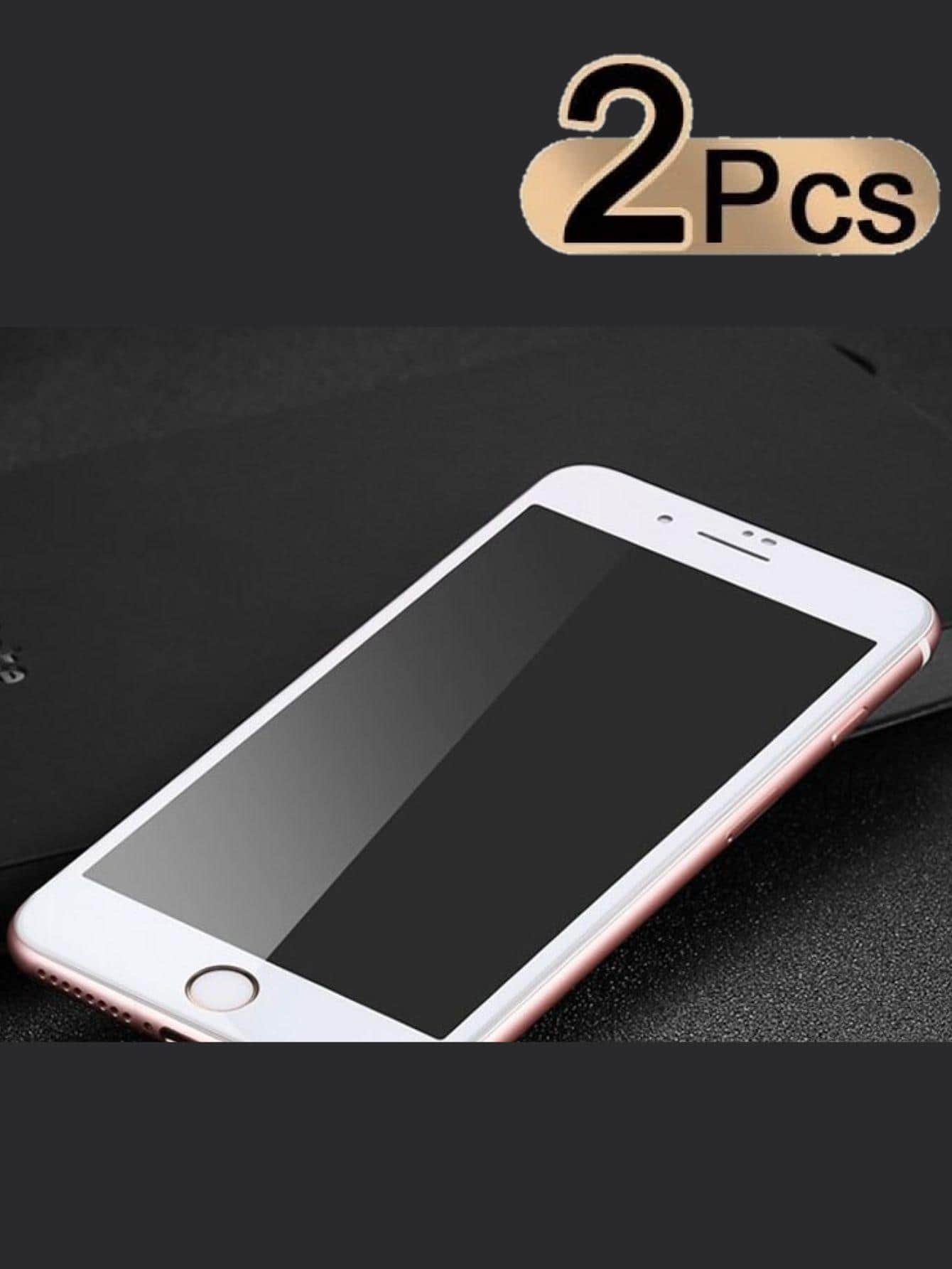 2 Pz Mica De Privacidad Para iPhonee 6 7 8 Plus Cristal Templado