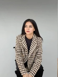 Saco casual - Café integral - Ver 2