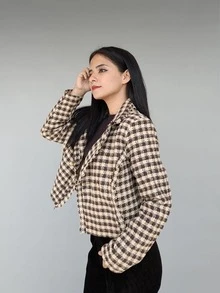 Saco casual - Café integral - Ver 4