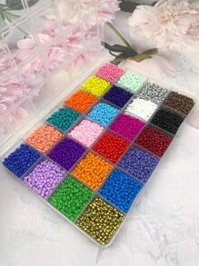 1pack 3mm Casual Bead DIY Jewelry Accessory For Women For DIY Jewelry Making - Multicolor - View 4