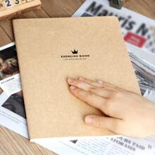 1入組字母和皇冠圖案筆記本 - 彩色 - 查看 6