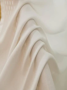 Cortina una sola pieza unicolor - Blanco - Ver 6