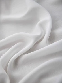 Cortina una sola pieza unicolor - Blanco - Ver 7