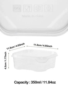 1入組透明食物儲藏盒