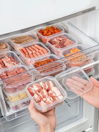 1入組透明食物儲藏盒