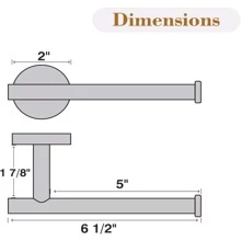 1 cái Giá đỡ giấy vệ sinh bằng thép không gỉ - màu đen - Xem 6