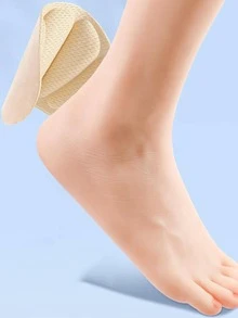 Suricat 運動鞋後跟貼，中性，防止鞋子摩擦，覆蓋鞋子破損內部，自粘，貝殼形和隱形