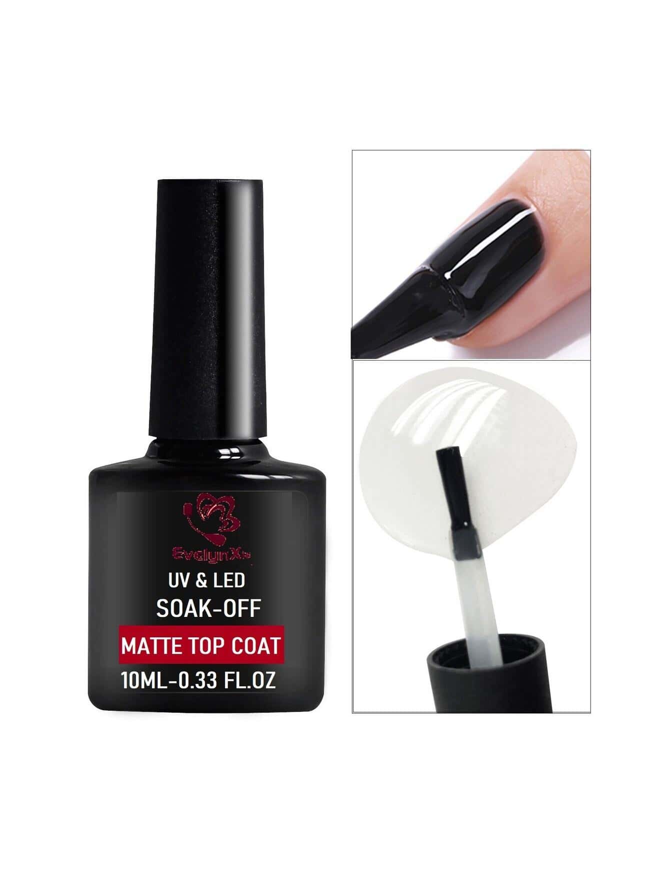 Top Coat Matte Para Uñas 10ml - transparente - Ver 1