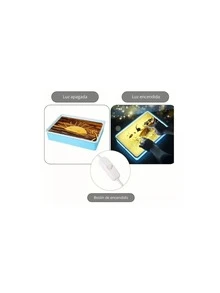 Didactic Box Sand Game With Light For Children Drawing - Pink - View 6