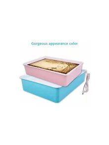 Didactic Box Sand Game With Light For Children Drawing - Pink - View 3