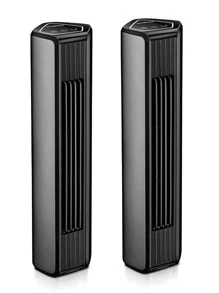 VENTILADOR MINI TORRE OMNIBREEZE 677004 PERSONAL 2 PZAS 3 VEL PLASTICO NEGRO - Negro - Ver 2