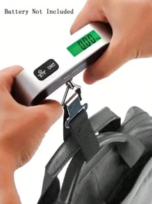 1 Peça Balança Portátil para Bagagem, Escala Digital de Suspensão Multifuncional de Alta Precisão para Viagens com Gancho ou Cinto, Escala Digital de Bagagem de 50kg/10g, Balança Eletrônica Portátil para Mala de Viagem, Acessórios Essenciais de Viagem Escala Eletrônica Portátil para Pendurar com Luz Azul, Acessórios Escolares de Verão, Volta às Aulas, Suprimentos Escolares