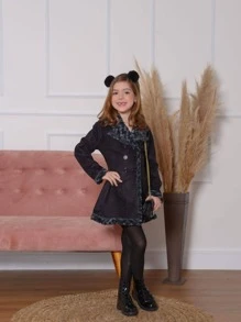 Toddler Girl Coats - màu đen - Xem 1