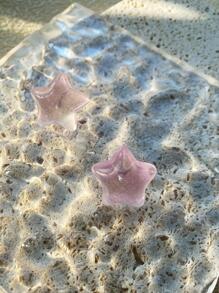 1pair Fashion Star Stud Earrings For Women For Party - Multicolor - View 2