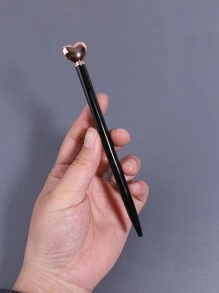 1 cây bút bi trang trí trái tim - màu đen - Xem 3