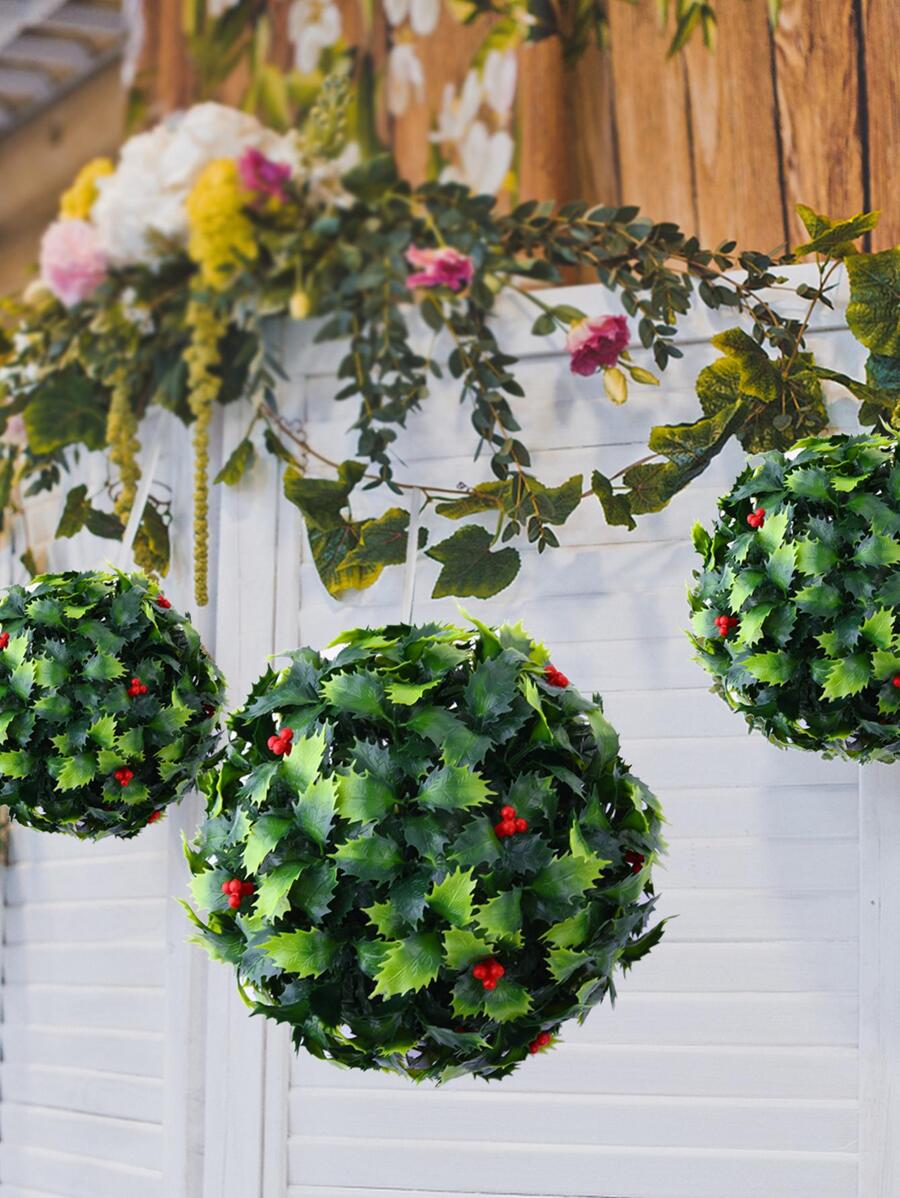 1pc Artificial Plant - Green - View 1