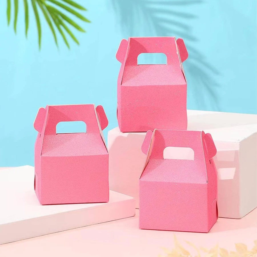 3入組素色禮物盒 - 粉色 - 查看 1
