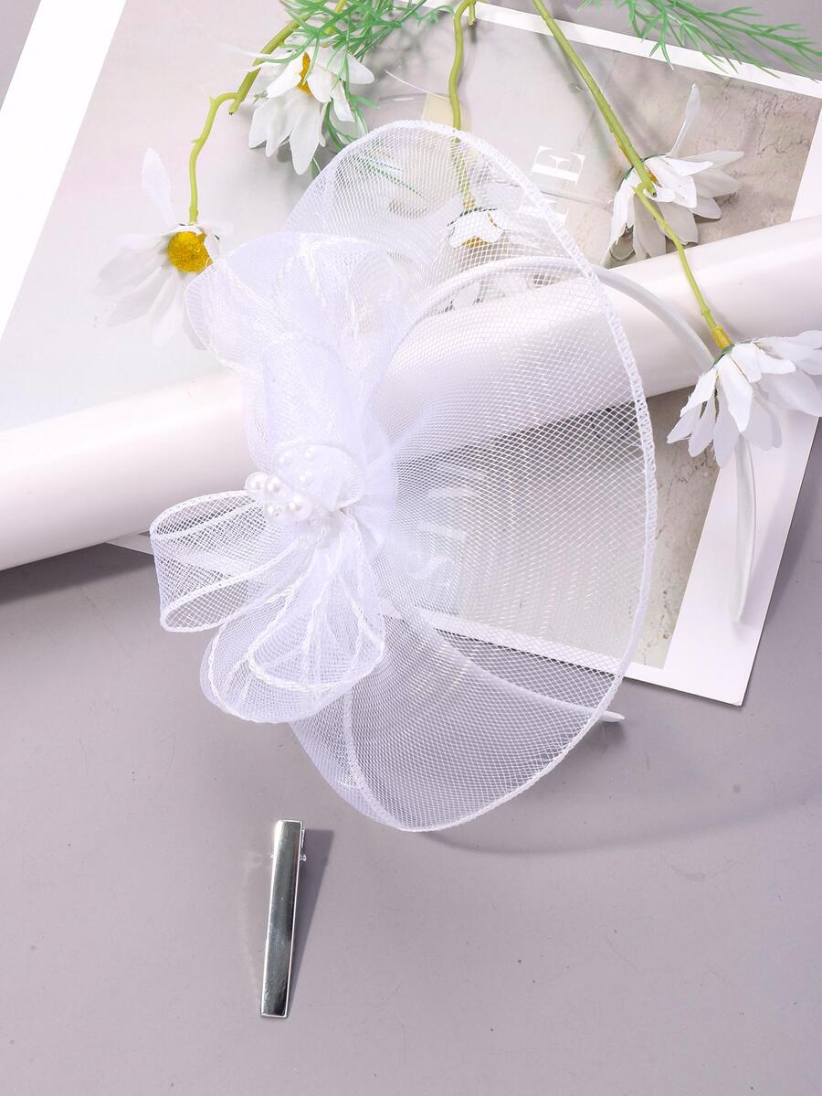 髮飾組合 - 白色 - 查看 1