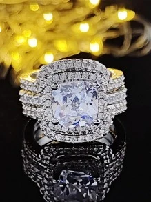 Bộ nhẫn - trắng - Xem 1