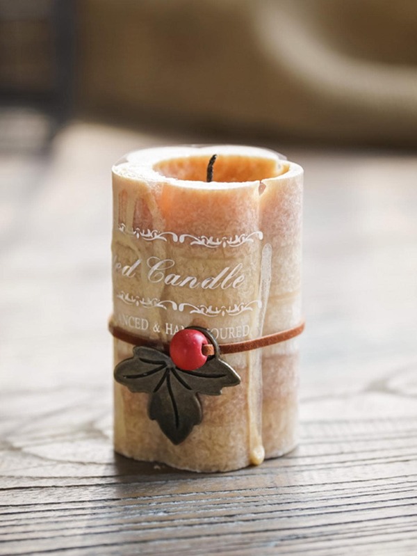 1pc Flower Design Scented Candle SHEIN USA