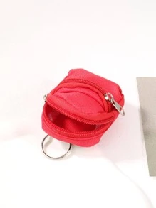 Unisex Mini Dây Kéo Xung Quanh Tiền, Charm Móc Khóa Thời Trang Cho Cuộc Sống Hàng Ngày - Nhiều màu - Xem 2