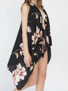 印花披肩 - 彩色 - 查看 1