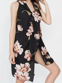 印花披肩 - 彩色 - 查看 2