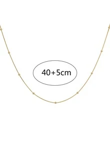 Vòng cổ trang trí hạt - Vàng - Xem 4