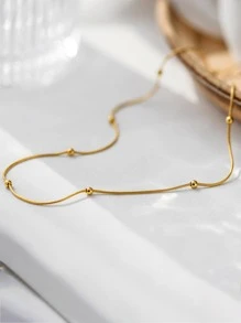 Vòng cổ trang trí hạt - Vàng - Xem 2