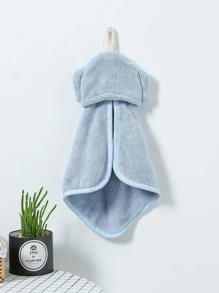 Khăn tay thiết kế hình con voi hoạt hình - Màu xanh nhạt - Xem 2