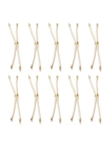 10入組/套繩索DIY首飾配件 - 米色 - 查看 1