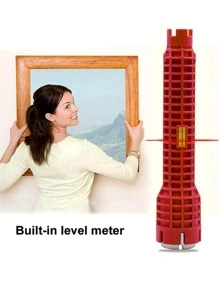 1pc 8 In 1 Plastic Electric Drill, Daily Red Power Tool For Home - Red - View 9