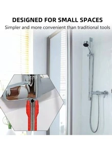 1pc 8 In 1 Plastic Electric Drill, Daily Red Power Tool For Home - Red - View 4