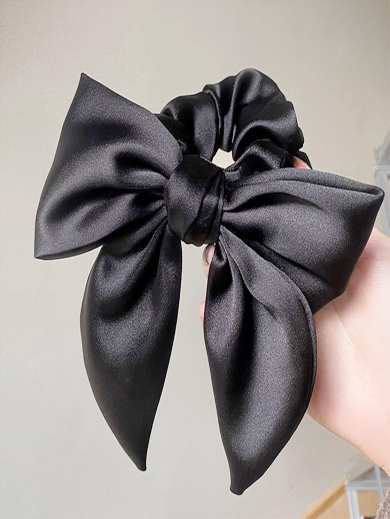 Cute 1pc Women Bow Decor Fashion Scrunchie For Hair Decoration,Hair Accessories,Ponytail ,Hair Elastics,Hair Rope,Hair Ties Ponytail Holders, Hair Bobbles ,Gifts Head Accessories Rubber Bands