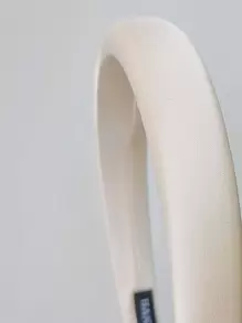 1 件女士纯色休闲头带，适合日常生活发带发箍